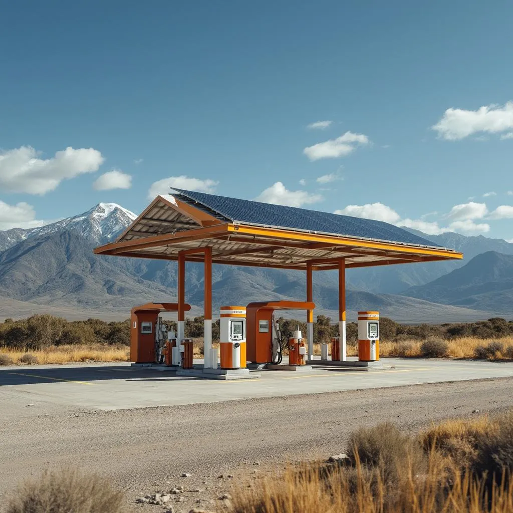 Estación solar en Mendoza