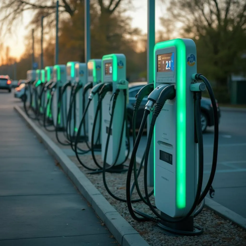 Punto de recarga para vehículos eléctricos