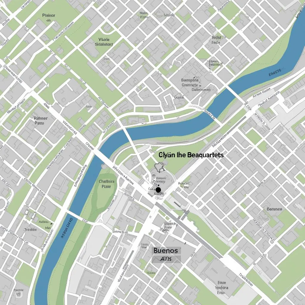Mapa de ubicación de la sede central